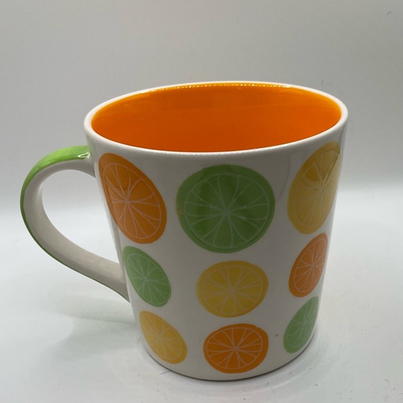 Hues N Brews Colorful Citrus Mug modern - Picture 3 of 8